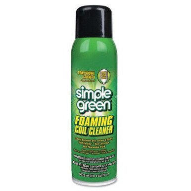 Simple Green Foaming Coil Cleaners, 20 oz Aerosol Can, 12 CN/CA, #110001213418