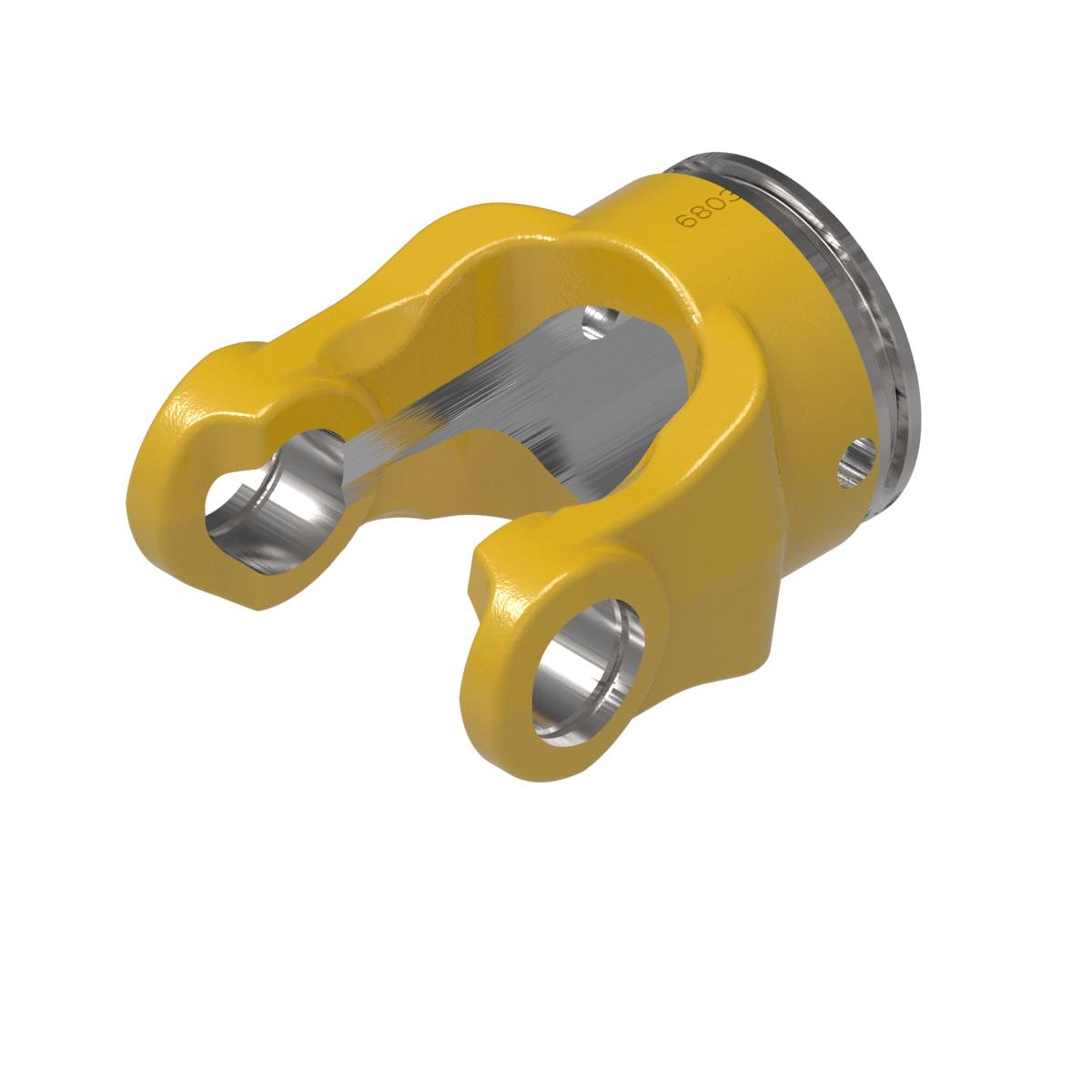 Weasler 700-6863 Outer Profile Yoke - Tri-Lobe Shape, Bondioli 8 Series