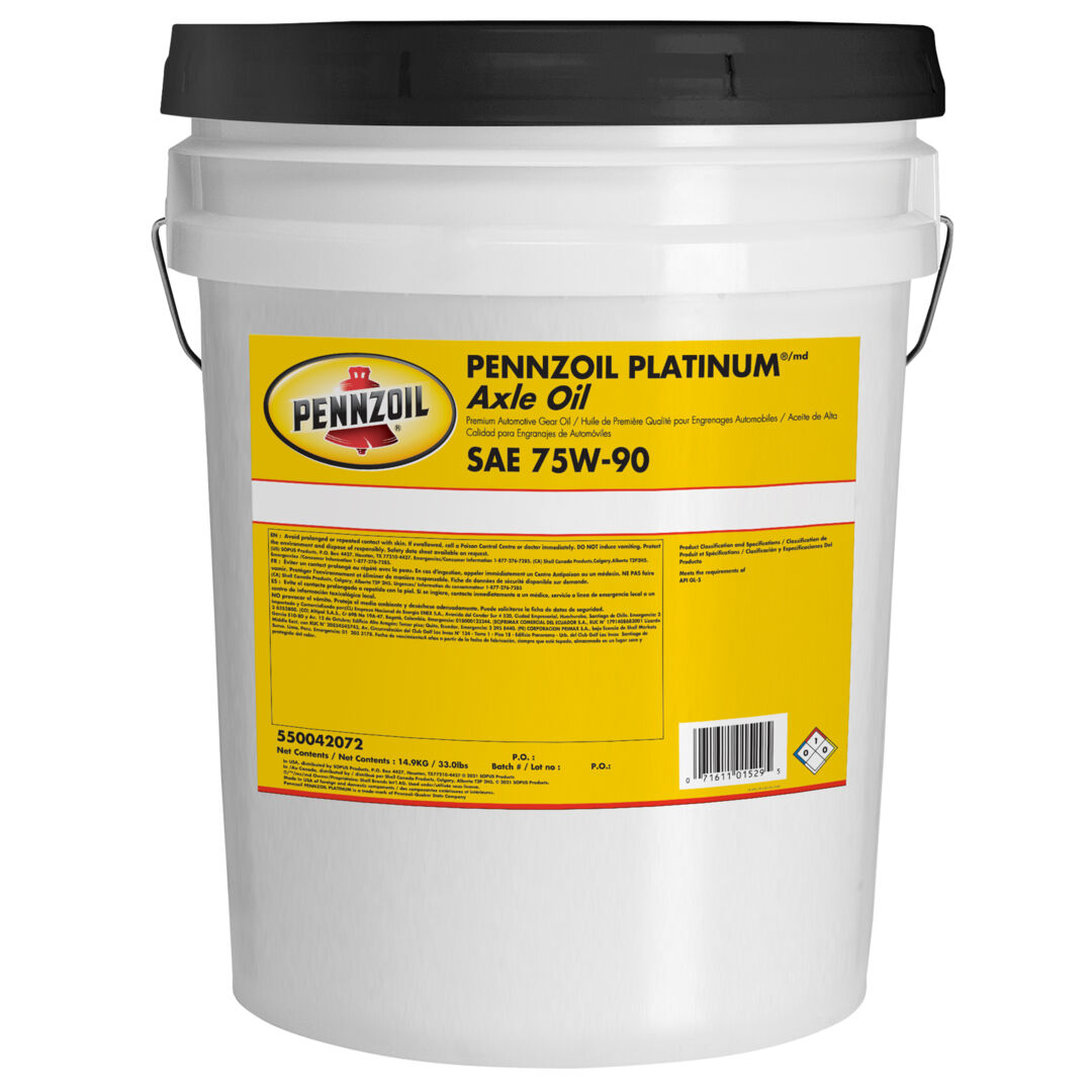JLG Part # 70013401 – Pail Platinum Axle 75W-90