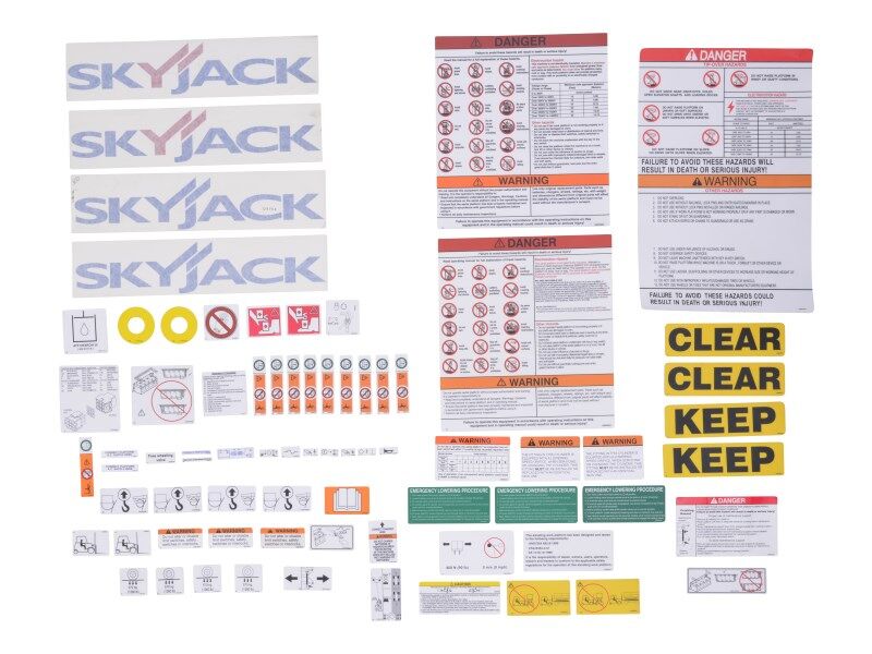 JLG Part # 70041541 – Decal Kit