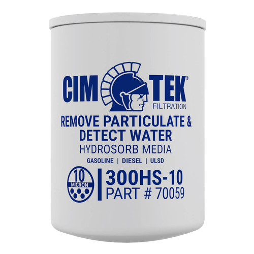 Cim-Tek 70059 300HS-10 10 Micron Water Detection Particulate Fuel Filter