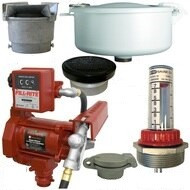 20 GPM Pump & Diesel Vent Kit For Single Wall 1000 Gal. x 64 in. Skid Tank w/ E-Vent