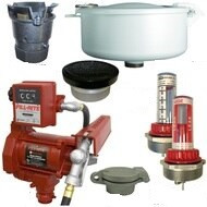 20 GPM Pump & Gas Vent Kit For 1000 Gal. x 49 in. Double Wall Skid Tank w/ E-Vents