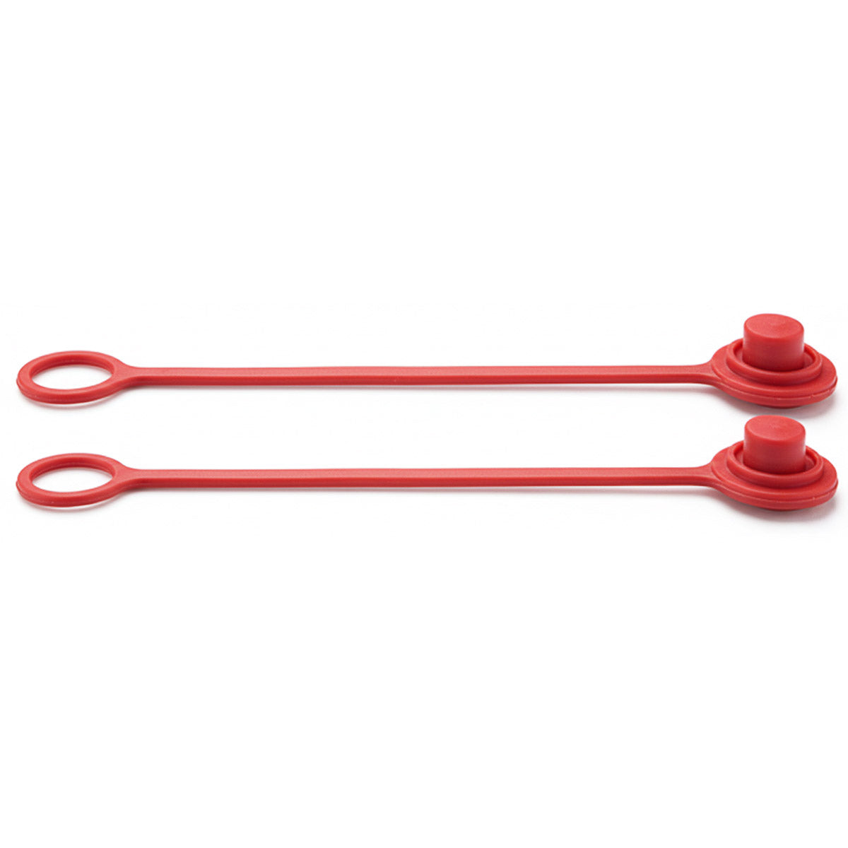 1/2" DUST PLUG - RED RUBBER - 2 PACK