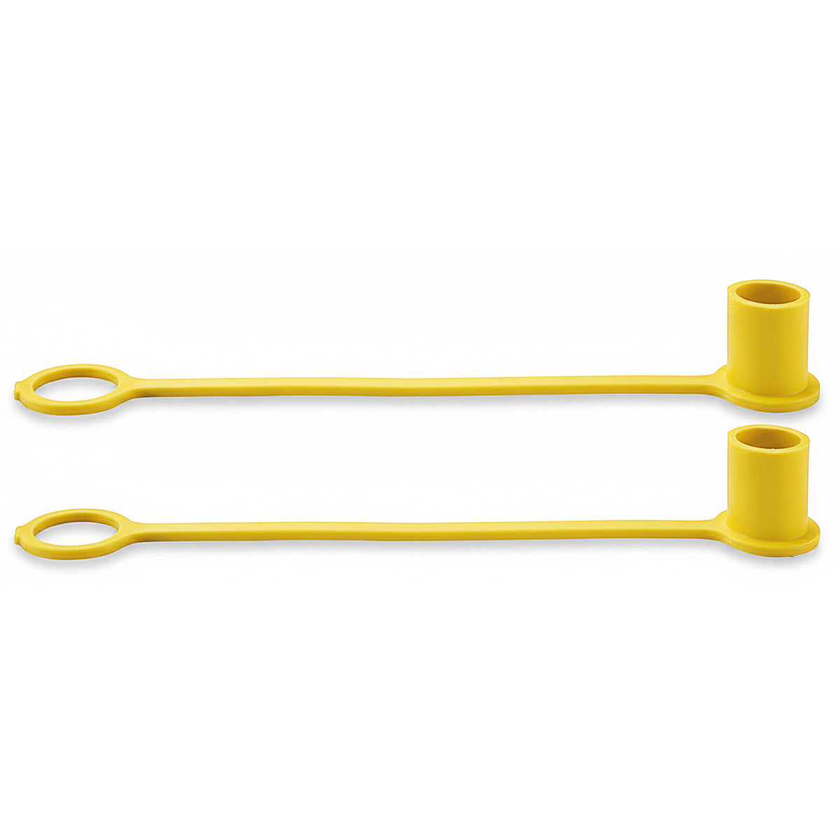 1/2" DUST CAP - YELLOW RUBBER - 2 PACK