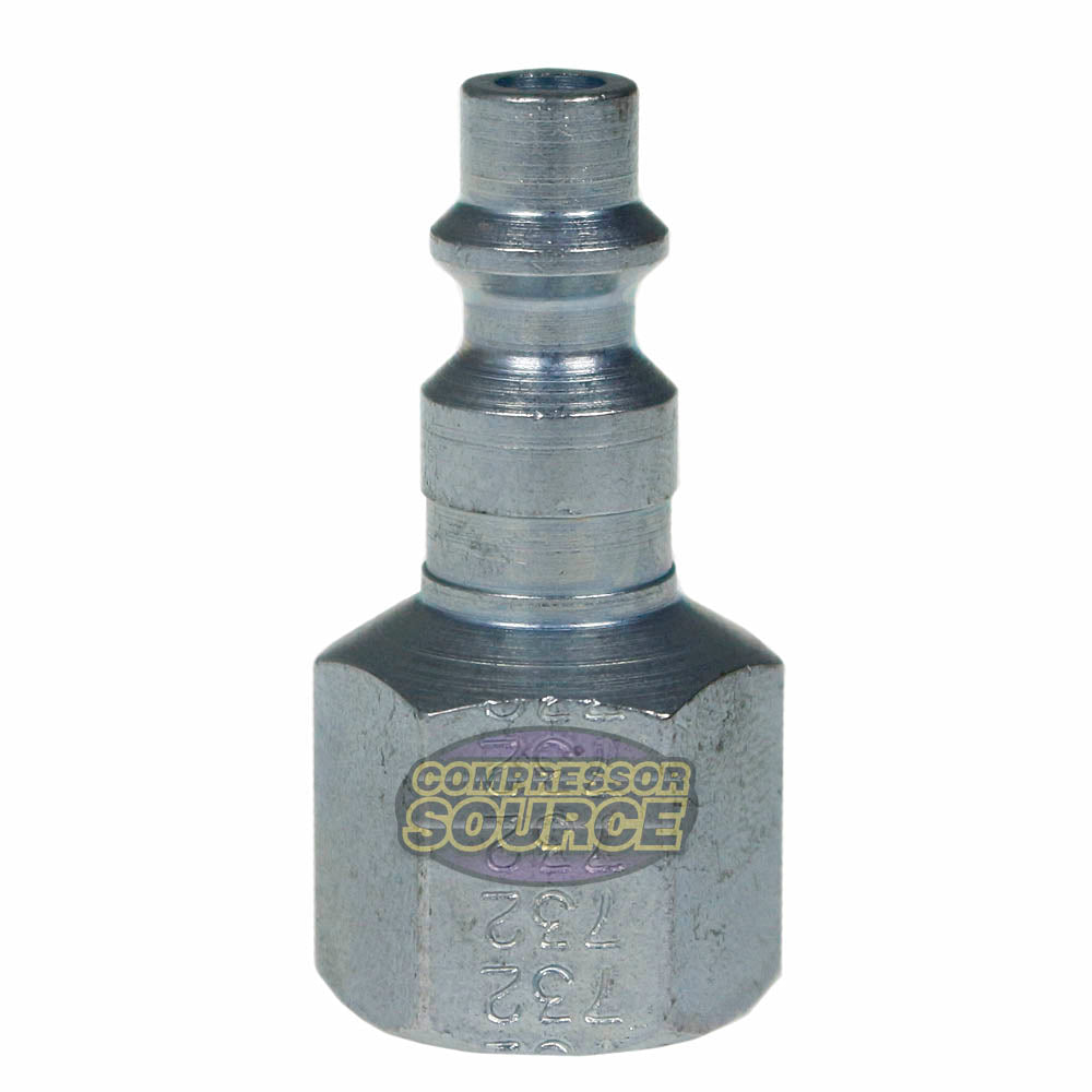 Milton 3/8" FNPT M-Style Plug Hardened Steel 300 PSI Max Pressure 40 SCFM 732
