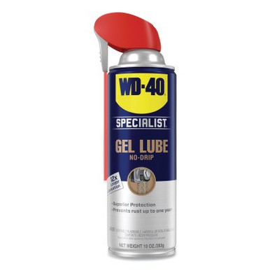 WD-40 Specialist Spray & Stay Gel, 10 oz, Aerosol Can, 6/CA, #300103