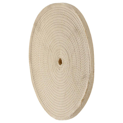 Woodstock Buffing Wheel, Spiral Sewn, 8", 40 Ply