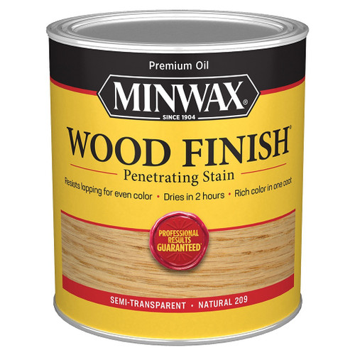 Minwax Wood Finish Wood Stain, Natural, Qt.