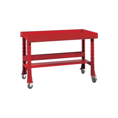 ShureShop Mobile Workbench Steel Top, 48"L
