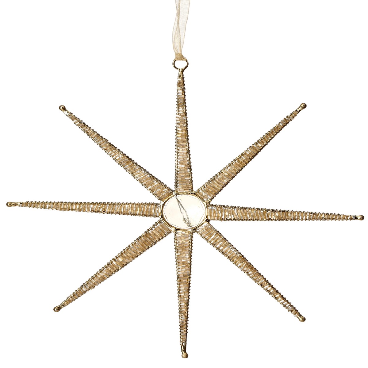 8.5" Golden Desert Star Ornament