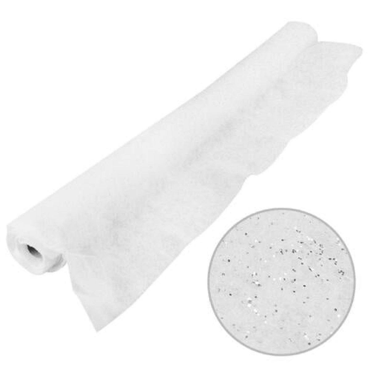 8' Snow-Tex Artificial Sparkling Snow Mini Christmas Roll
