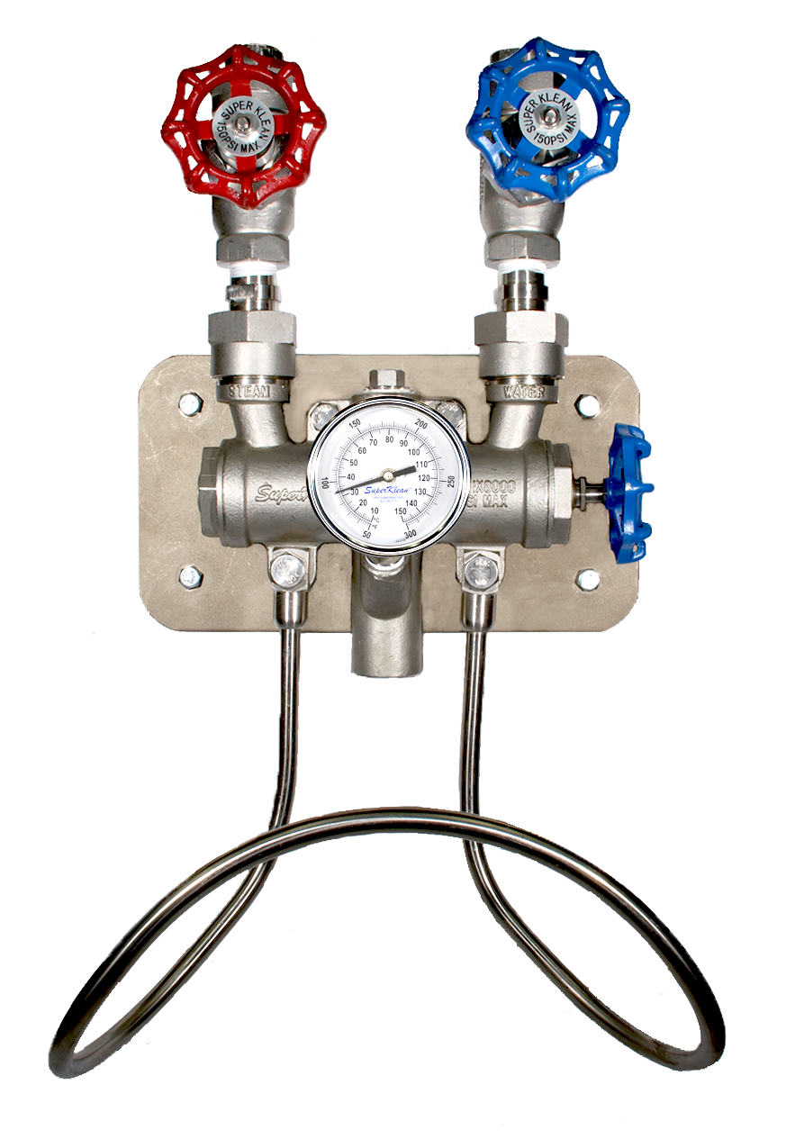 PART# 8000GM-S-T Stainless Steam & Cold Mixing Station
