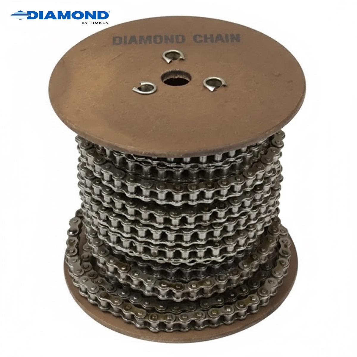 Diamond Roller Chain - #60 x 100' Reel, priced per foot
