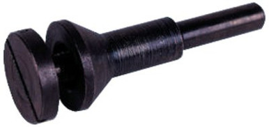 Weiler Tiger Type 1 Wheel Mounting Mandrel for 1-3" Wheels, 3/8" Arbor, 1/4" Shank, 1 EA, #56490