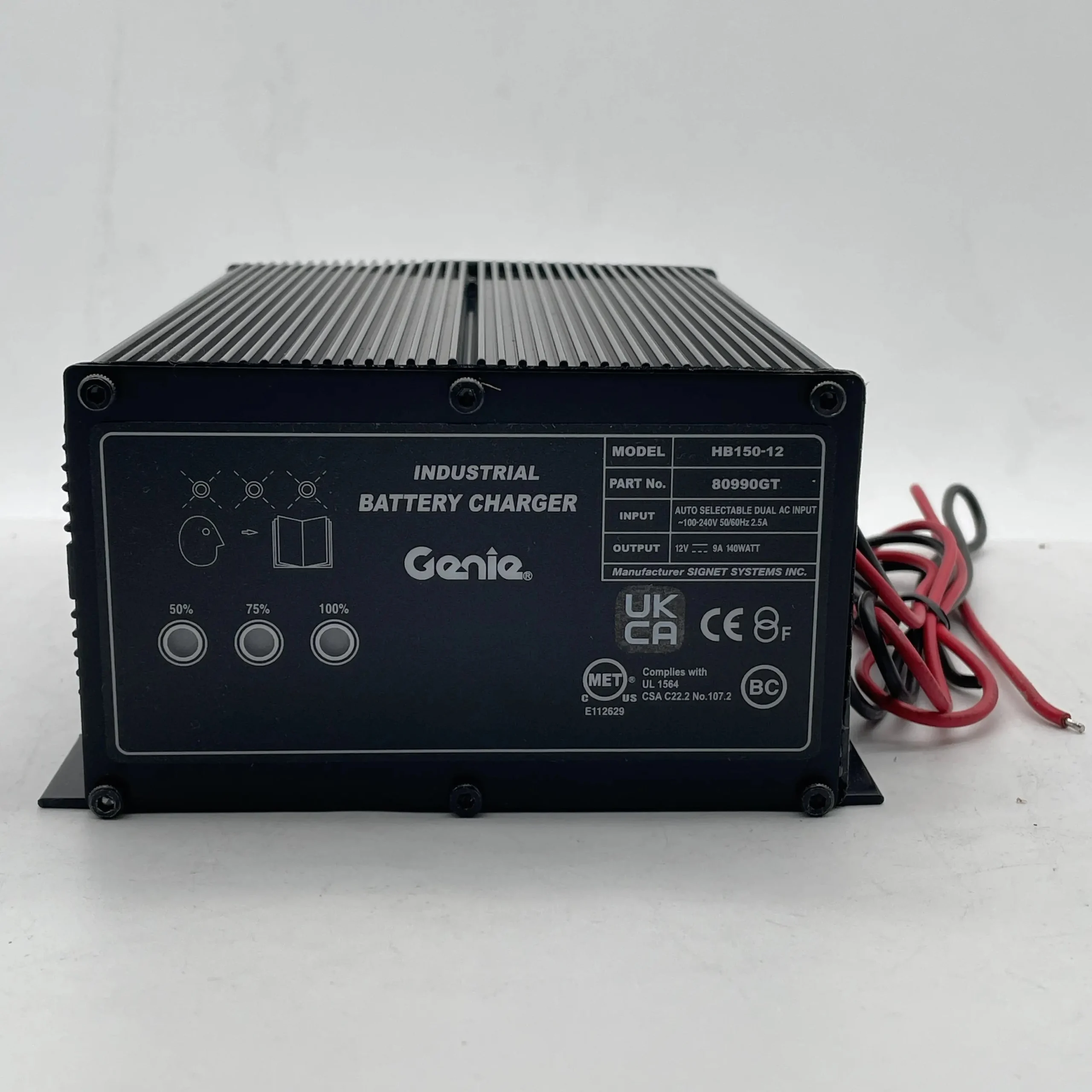Genie Part # 80990GT – 12Vdc Hi/Lo Charger
