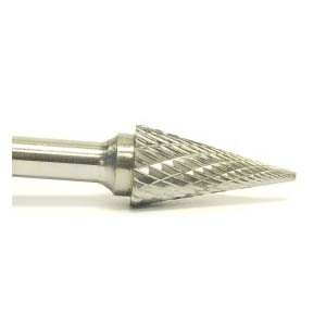 CONE SHAPE CARBIDE BURR SM-6 DOUBLE CUT 5/8 x 1 x 1/4 (1/Pc.)
