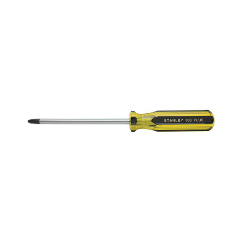 Stanley 100 Plus Phillips Tip Screwdriver, 3 Pt x 6"