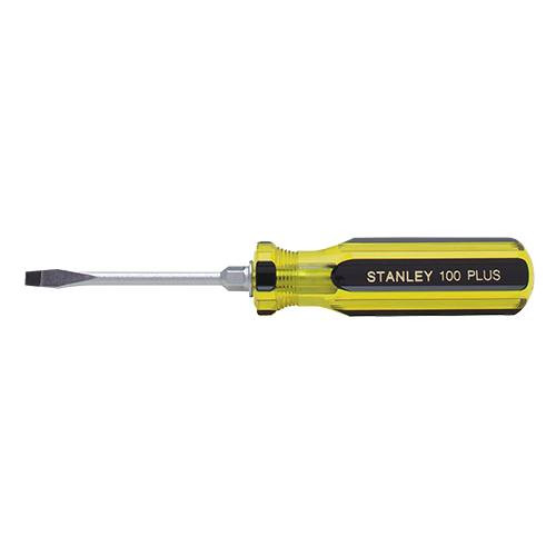 Stanley 100 Plus Standard Screwdriver, 3/16" x 3"