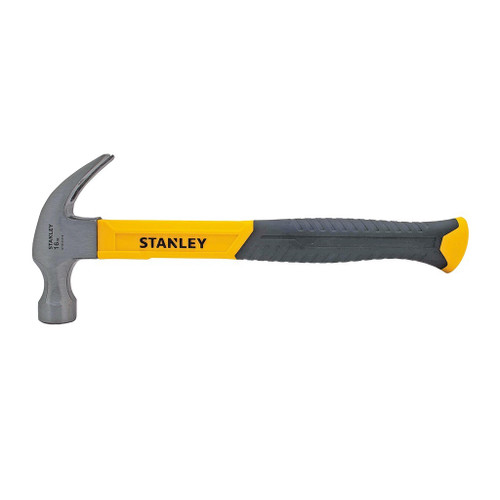 Stanley Fiberglass Hammer, 16 oz., Curve Claw