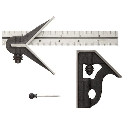 Starrett Machinist's Combination Square, 12"L