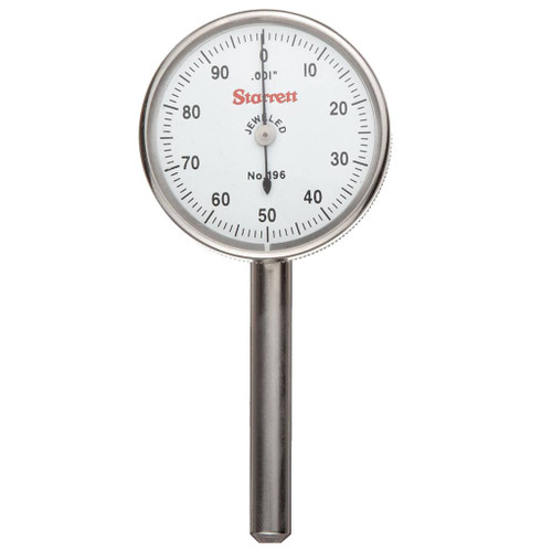 Starrett Universal Back Plunger Dial Indicator Instrument & Adapter Only