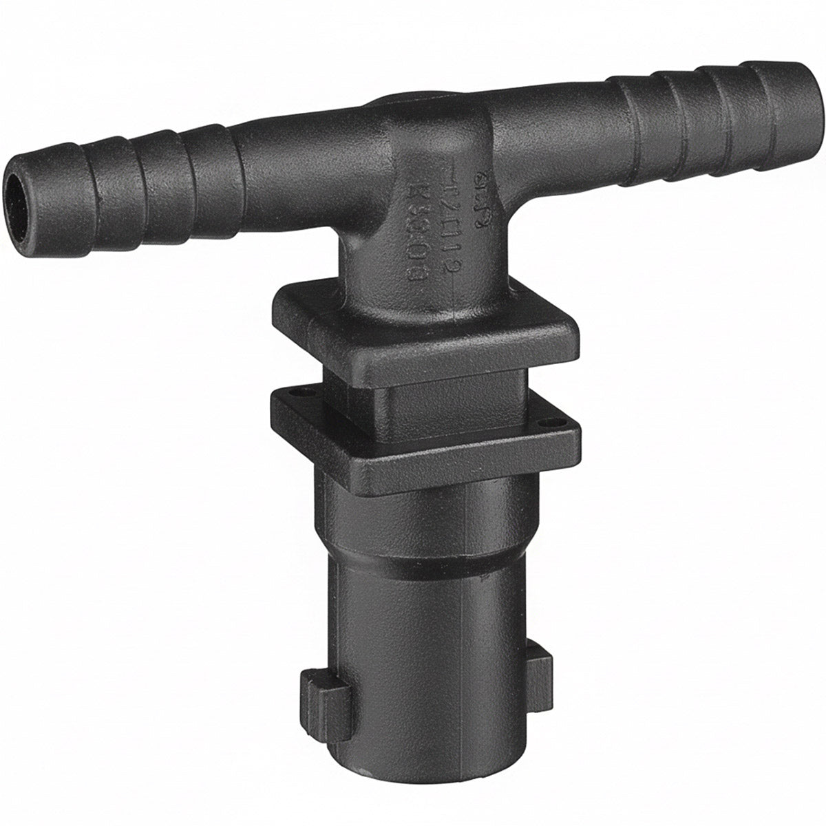 QUICKJET DOUBLE BARB NOZZLE BODY - 1/2" HOSE - NO DIAPHRAGM