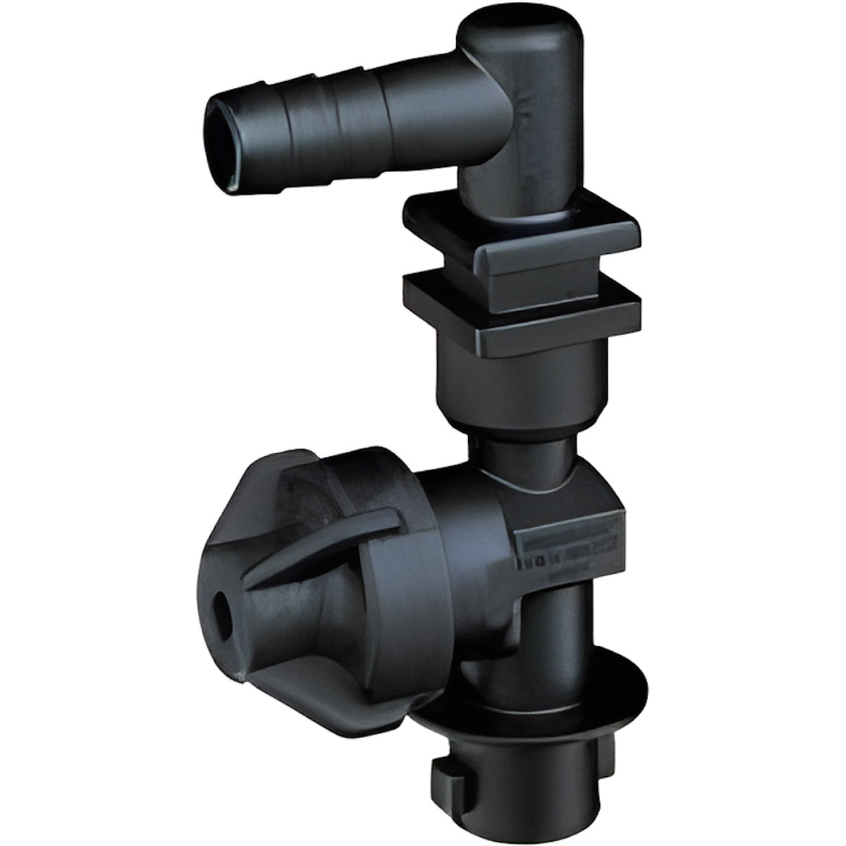 QUICKJET SINGLE BARB NOZZLE BODY - 3/4" HOSE - HAS SIDE DIAPHRAGM