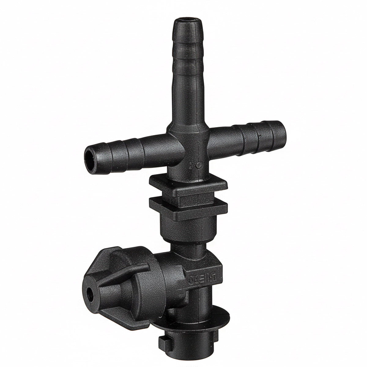 QUICKJET TRIPLE BARB NOZZLE BODY - 3/4" HOSE - HAS SIDE DIAPHRAGM