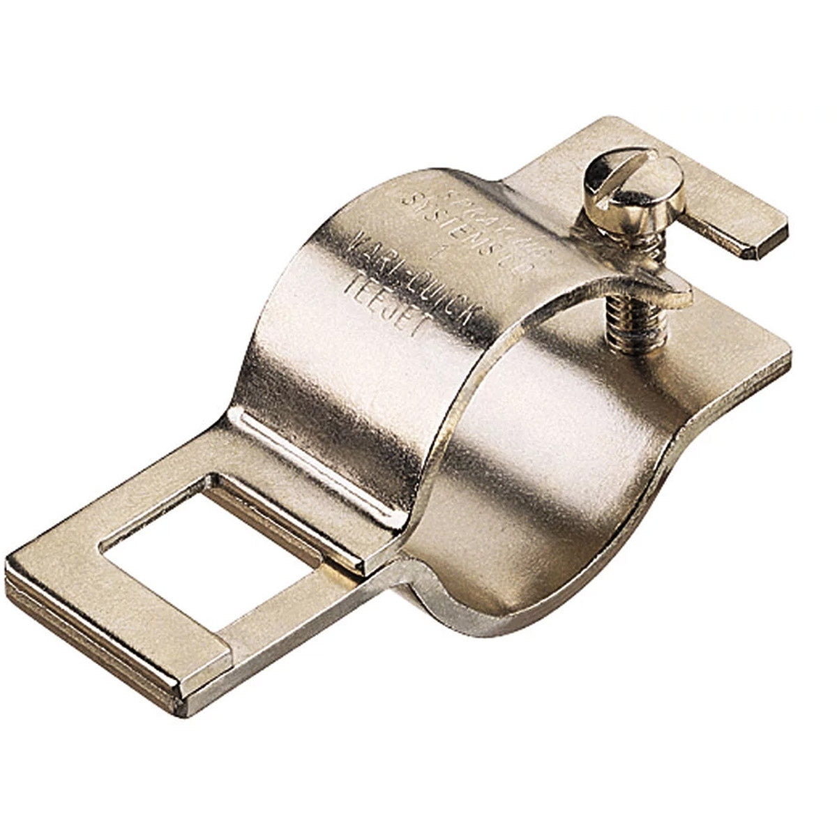 TeeJet QJ11112 Boom Clamp for QuickJet Body - 1/2" Round Pipe, Zinc Plated Steel, QuickJet Nozzle Body