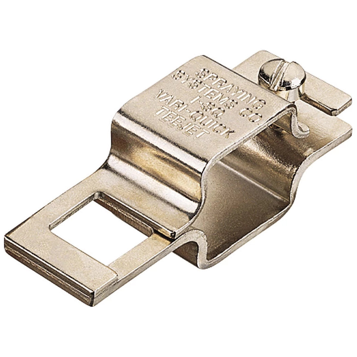 TeeJet QJ111SQ114 Boom Clamp for QuickJet Body - 1-1/4" Square Tube, Zinc Plated Steel, QuickJet Nozzle Body