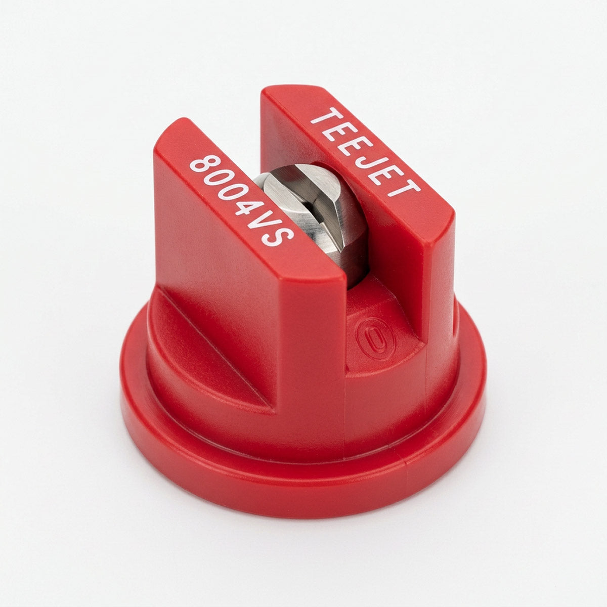 TeeJet TP11004VS Flat Spray Flat Spray Tip, Poly/Stainless, 110°, Red, Orifice 4