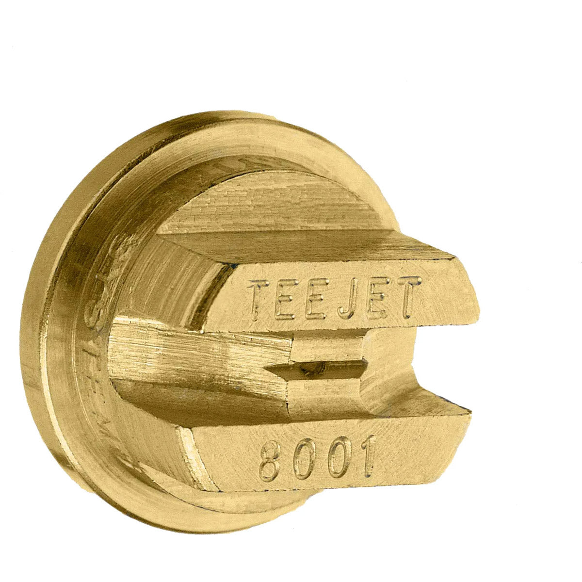 TeeJet TP8002 Flat Spray Flat Spray Tip, Brass, 80°, Brass, Orifice 2