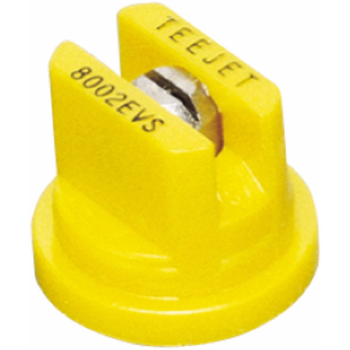 TeeJet TP8002EVS Flat Spray Flat Spray Tip, Poly/Stainless, 80°, Yellow, Orifice 2, Banding
