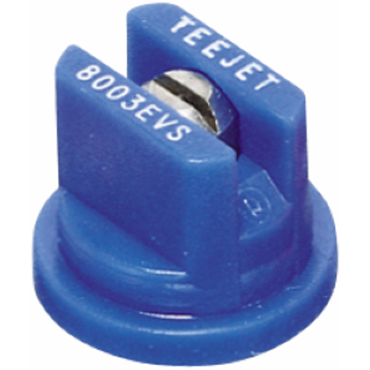 TeeJet TP8003EVS Flat Spray Flat Spray Tip, Poly/Stainless, 80°, Blue, Orifice 3, Banding