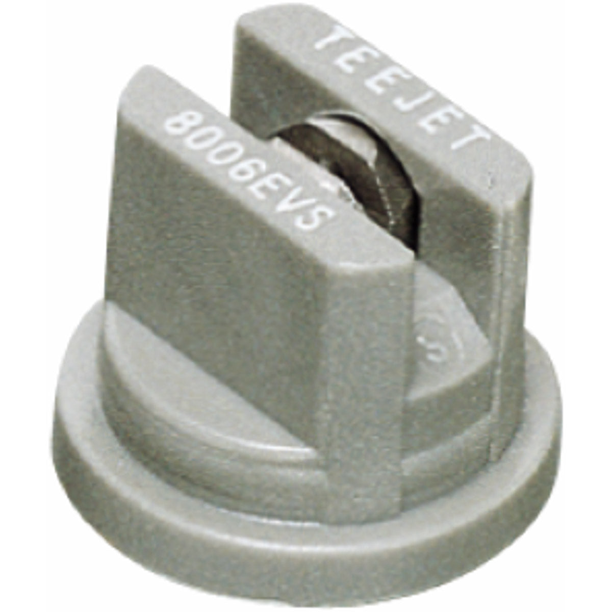 TeeJet TP8006EVS Flat Spray Flat Spray Tip, Poly/Stainless, 80°, Gray, Orifice 6, Banding
