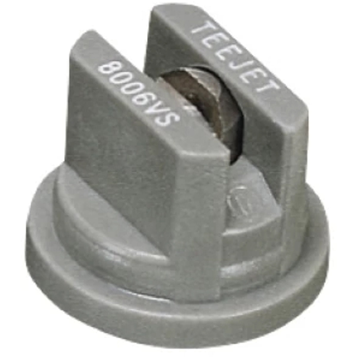 TeeJet TP8006VS Flat Spray Flat Spray Tip, Poly/Stainless, 80°, Gray, Orifice 6