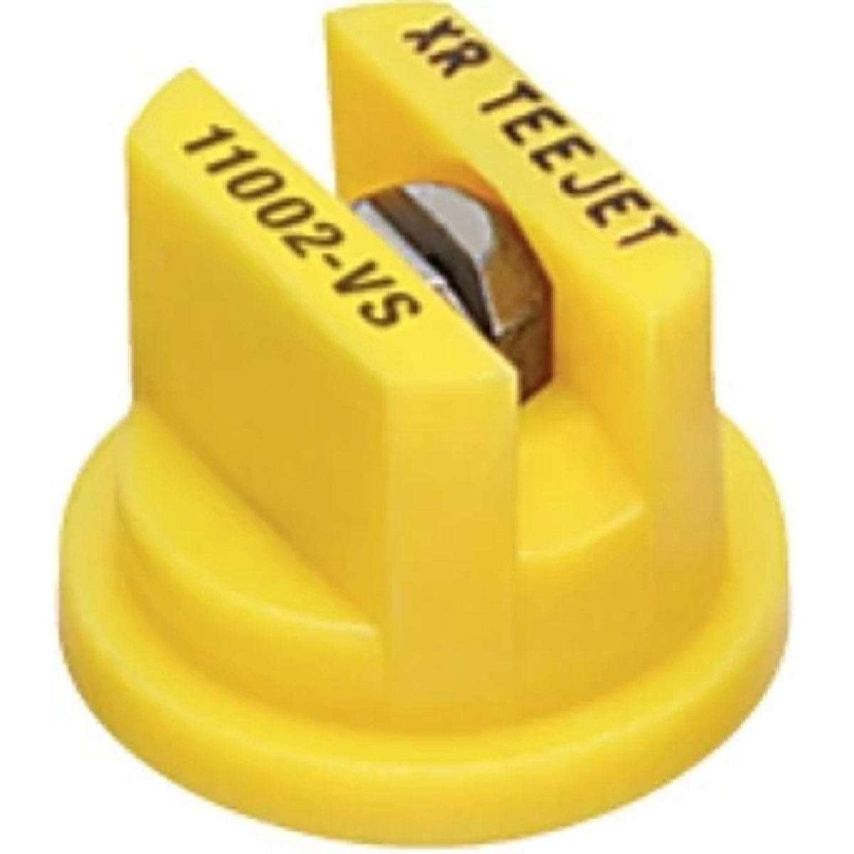 TeeJet XR11002VS XR Extended Range Flat Spray Tip, Poly/Stainless, 110°, Yellow, Orifice 2