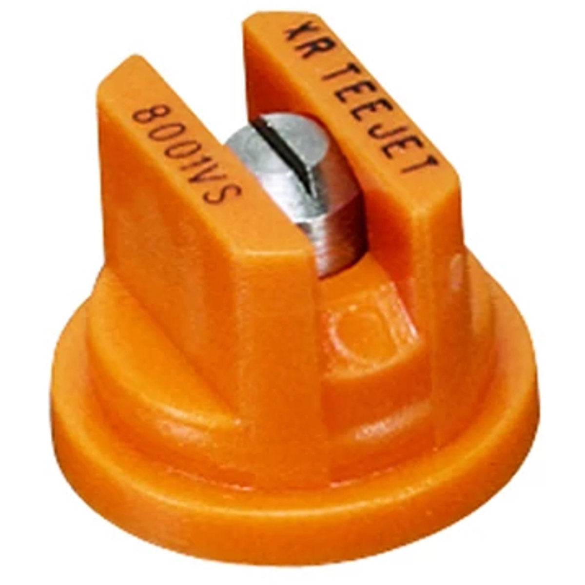 TeeJet XR8001VS XR Extended Range Flat Spray Tip, Poly/Stainless, 80°, Orange, Orifice 1