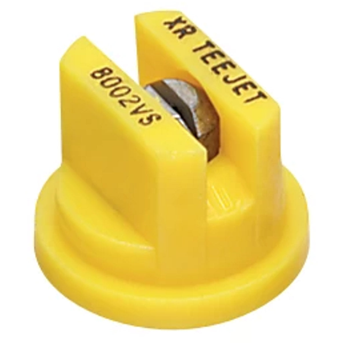TeeJet XR8002VS XR Extended Range Flat Spray Tip, Poly/Stainless, 80°, Yellow, Orifice 2