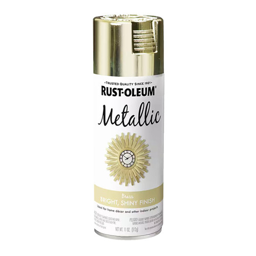 Rust-Oleum Metallic Spray Paint, Brass
