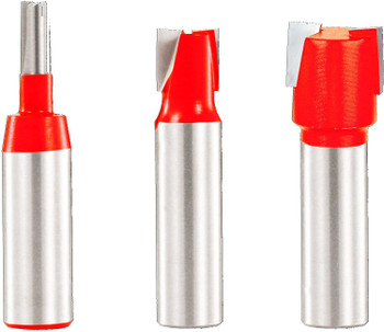 Freud 89-670 3 Piece Undersized Plywood Bit Set (1/2" Shank)