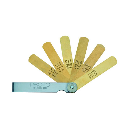 Proto Non-Magnetic 6 Blade Feeler Gauge Set