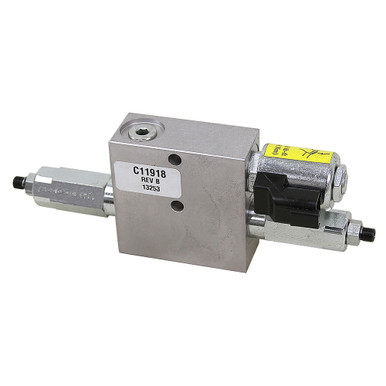 Dual Pressure 12 Volt DC Solenoid Selectable Relief Valve