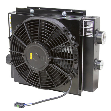 50 GPM Oil Cooler w/12 Volt DC Fan AKG DCS16-12