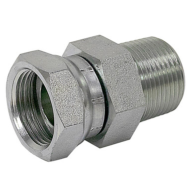 1/2" NPT Male x 3/4" NPT Female Swivel Straight 1404-08-12 Adapter