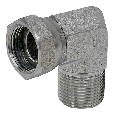 3/4" NPT Male x 1/2" NPT Female Swivel 90 Degree Elbow 1501-12-08 Adapter