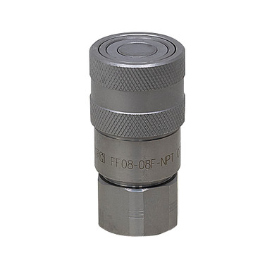 1/2" NPT Flush Face Quick Coupler Body ISO 16028 Pressure Components Inc FF08-08F-NPT