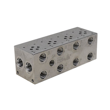 4 Station D03 Parallel Manifold Subplate Damon AD03P0425