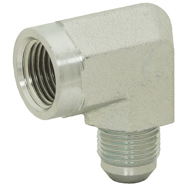 JIC 6 Male x 1/2" NPT Female 90 Degree Elbow 2502-06-08 Adapter